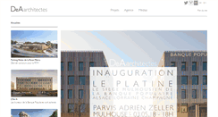 Desktop Screenshot of dea-architectes.com